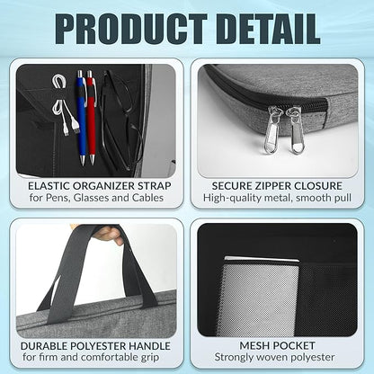 Laptop Sun Shade Bag - Fits Up to 16" Laptops, Provides Privacy, Glare Protection - Ideal Laptop Sun Shade for Working Outside