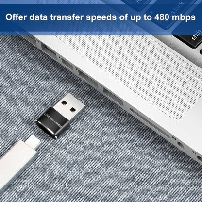 COUPLING USMILE USB to USB C Adapter 4 Packs for iPhone Fast Charging, Transfer and Type C OTG Convert. USBC to A Compatible with iPhone 17/16/15 Plus Pro Max,iPad Pro Air 7/6/5 Almost USB Devices