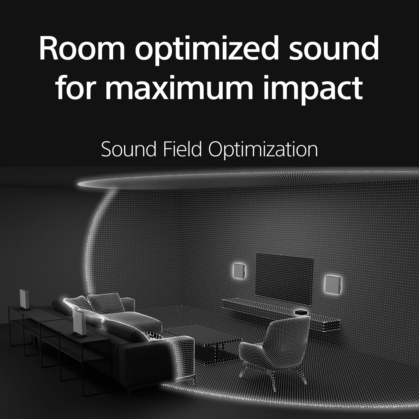 Sony BRAVIA Theater Quad Home Theater Surround Sound System and SA-SW3 Wireless Subwoofer