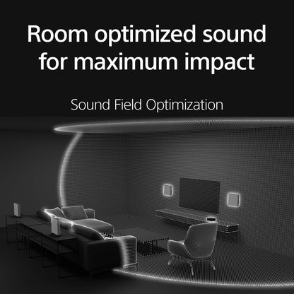 Sony BRAVIA Theater Quad Home Theater Surround Sound System and SA-SW3 Wireless Subwoofer