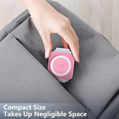 Travel Charger for Samsung Multi Devices, Foldable 3 in 1 Wireless Charging Station Fast Charging Stand/Pad Compatible for Samsung Galaxy S25/S24/S23/S22/S21/Note20 Galaxy Watch8/7/6/5/4/Galaxy Buds4