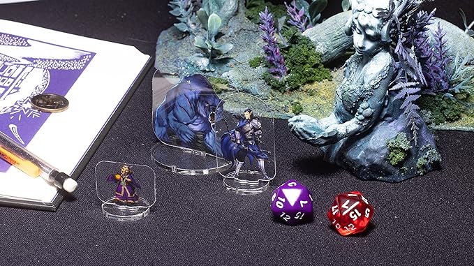 Arcknight Flat Plastic Miniatures: Underground Horde; 31 Unique Subterranean-Themed Minis for DND 5e and Pathfinder; Affordable, Skinny Figurines for Dungeons and Dragons and Other Tabletop RPG Games