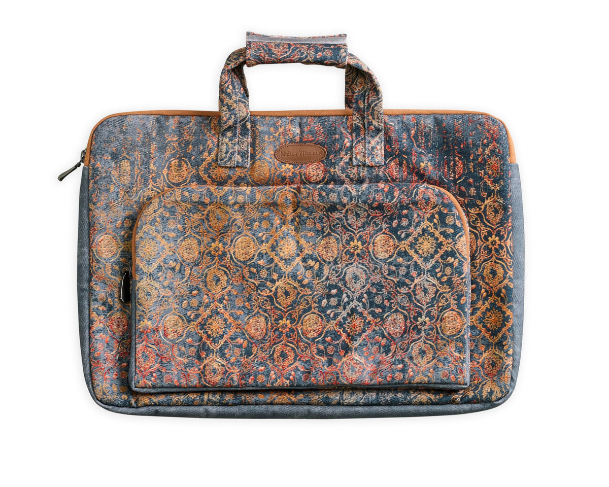 Maison d' Hermine Laptop Bag with Front Pocket Upto 15.5 inch Laptop Tablet