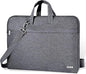Voova Laptop Bag 15.6 Inch, Waterproof Computer Sleeve Carrying Case with Shoulder Straps & Handle Compatible with Macbook Air 15 M2/M3/M4, MacBook Pro 15/16, 15-16 Inch Hp Dell Lenovo Asus, Grey