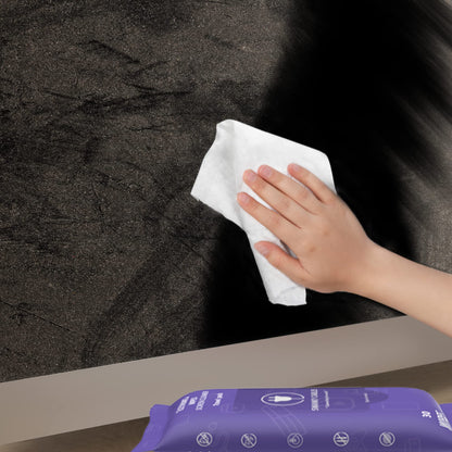 Swanky Cables Screen Cleaner Wipes: Electronic Wipes for Screens - Computer Screen Wipes for Lens, Phone, Tv Screen and Monitor Cleaning - Tech Wipes & Microfiber Cloth (Soft Wipes, 30 Count)