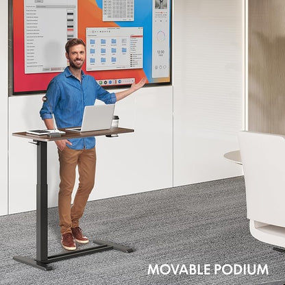 FLEXISPOT 28''Adjustable C Table Gas Spring Mobile Side End Table