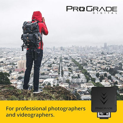 CFexpress Type B and SD UHS-II Dual-Slot Memory Card Reader by ProGrade Digital | USB 3.2 Gen 2 for Professional Filmmakers, Photographers & Content Creators