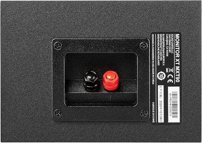 Polk Monitor XT90 Hi-Res Height Speaker Pair for 3D Sound Effect - Dolby Atmos-Certified, DTS:X and DTS Virtual:X Compatible 4" Dynamically Balanced Woofer, Midnight Black
