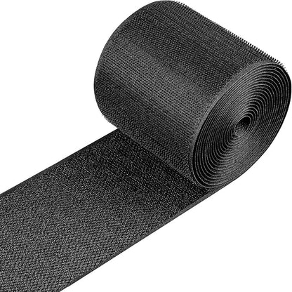 Cable Floor Strip Cord Cover Grip Floor Cable Protector Carpet Cable Management, Hold Cords in Place, Keep Cables Organized, Protect Cords and Prevent a Trip Hazard, 3 Inch x 10 Feet (10 Feet, Black)