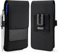 BECPLT Nylon for Galaxy S25 Ultra 5G S24/S23/S22/S21/S20 Ultra Belt Holster Black Cell Phone Holder Belt Clip Holster Case Phone Pouch