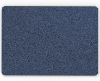 Nekmit Leather Desk Blotter Pad 17 x 12 Inches, Flat, Non-Slip, Waterproof, Blue