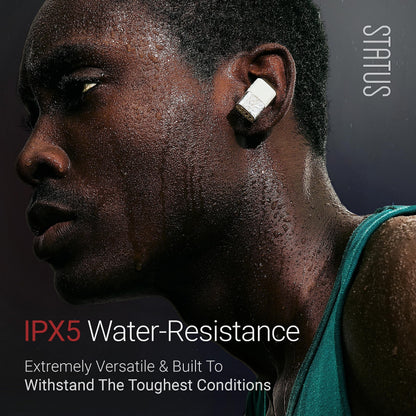 Status Audio Between 3ANC Bone Wireless Earbuds - Triple Driver - Active Noise Cancelling - 6X Microphones - Transparency Mode - 8H Playtime - Bluetooth 5.2. - IPX5
