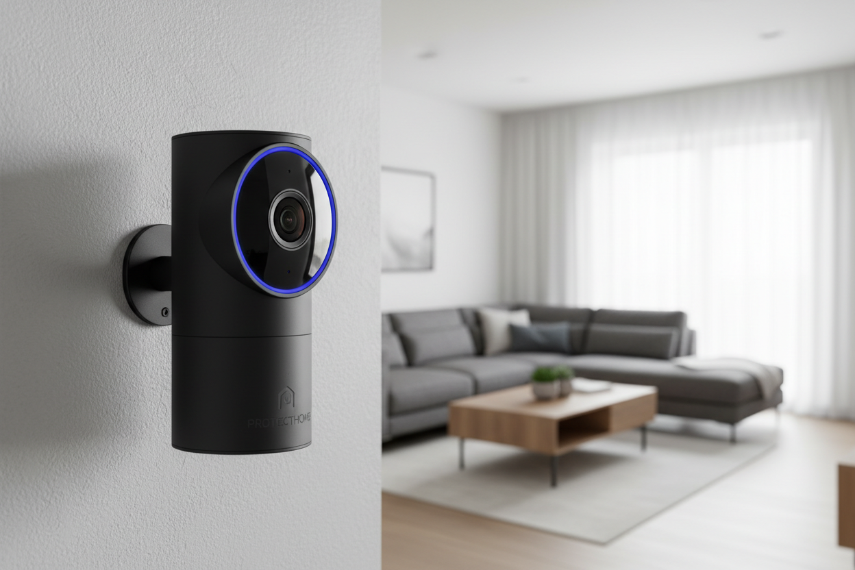 "The smart home camera I got is amazing! Easy setup, clear video, and very reliable. Vivid Life truly delivers top-notch electronics." – David L. (make it real photo)